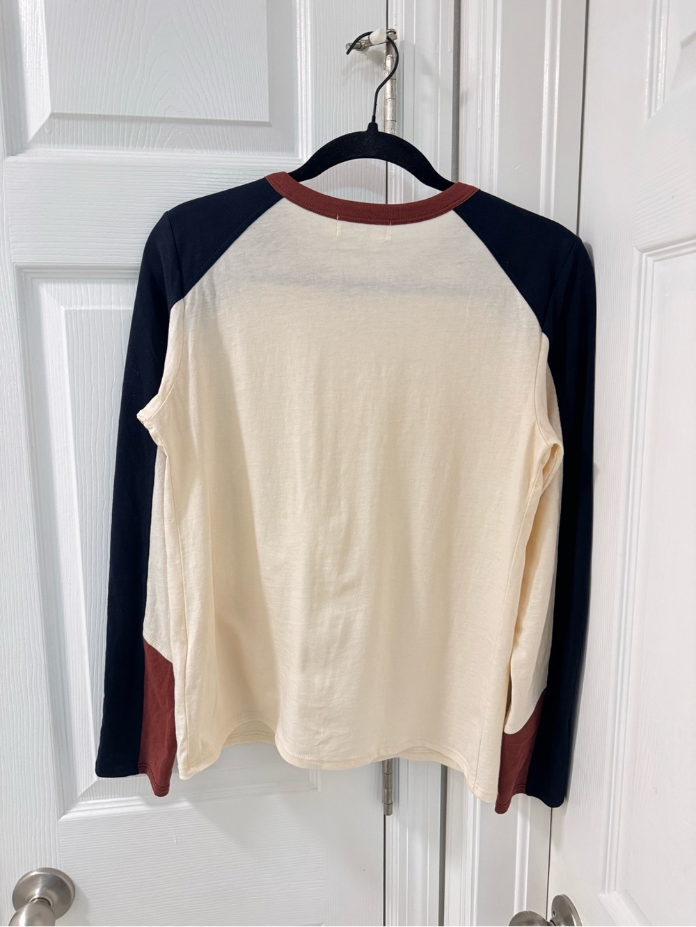 Nation Los Angeles Carmen Colorblock Tee size small black red black - Picture 4 of 8